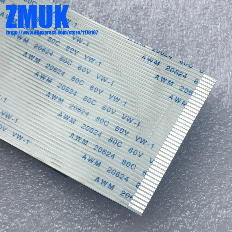 Гибкий FFC кабель для принтера 1500 мм ленточный AWM 20624 80C 60V VW 1|awm 80c 60v|ribbon cable awmawm |