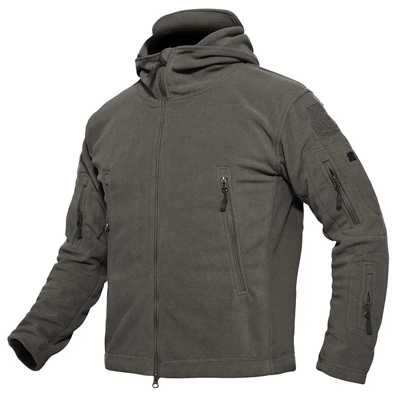 

Military Tactical Fleece Jacket Men Army Jackets Outdoor Hunting Soft Shell Thermal Hunt Hiking Sport Hoodie Sportswear