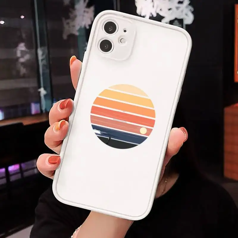 

Hot Sea wave surf summer surfing ocean Phone Cases matte transparent For white iPhone 7 8 x xs xr 11 12 pro plus max mini