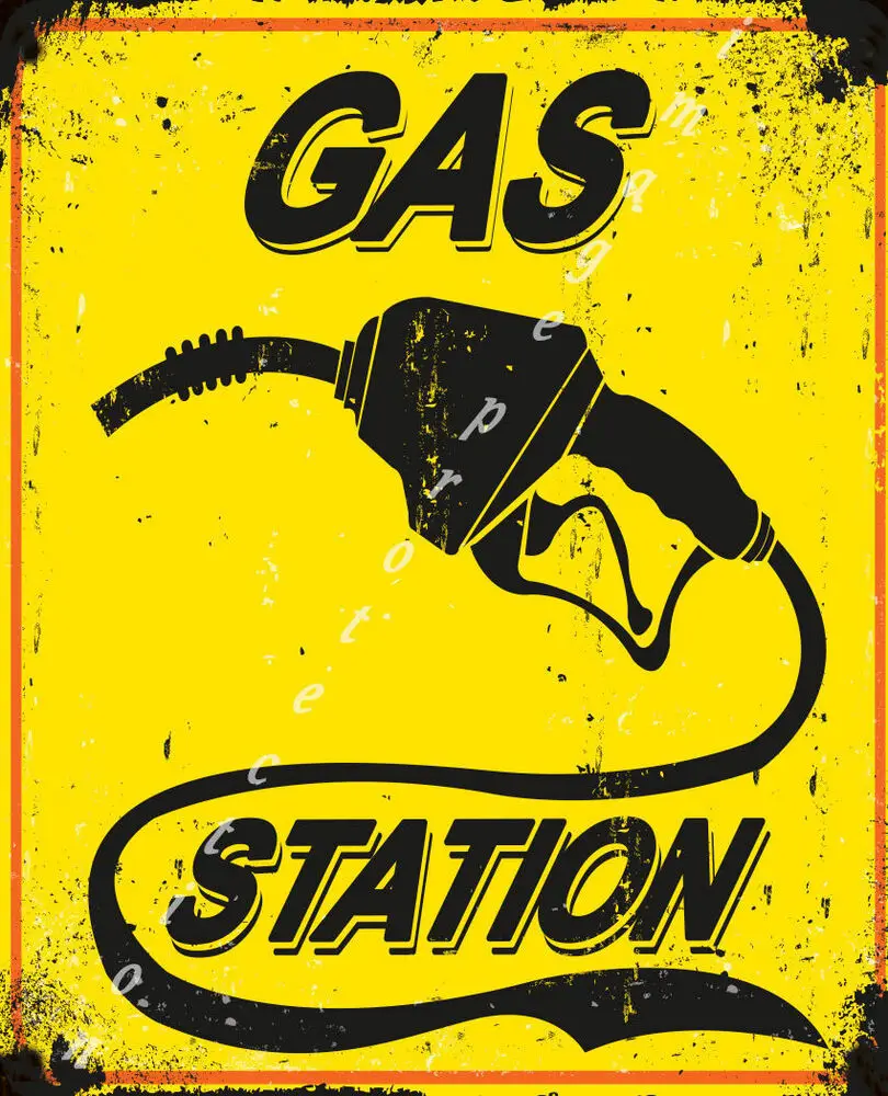 

GAS STATION VINTAGE METAL TIN SIGN POSTER WALL PLAQUE