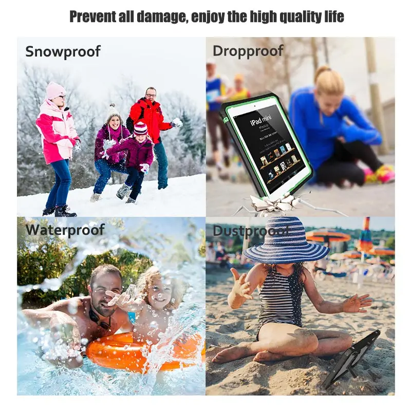 Водонепроницаемый чехол для iPad Mini 4 5 противоударный пылезащитный планшета с