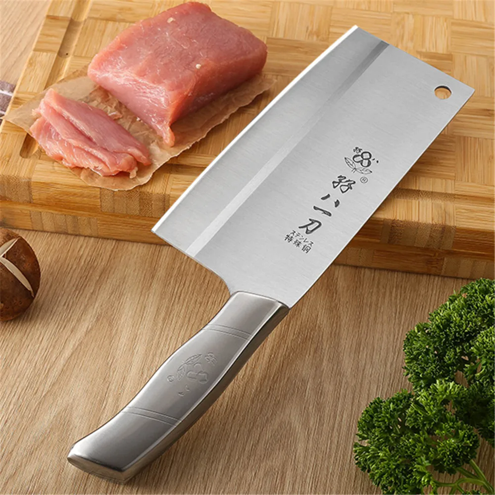 Бытовой кухонный нож для нарезки из нержавеющей стали китайский острый подарок
