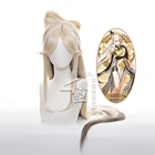 Парик NingGuang для косплея геншин для женщин, термостойкие синтетические волосы для косплея аниме, длиной 120 см, на Хэллоуин