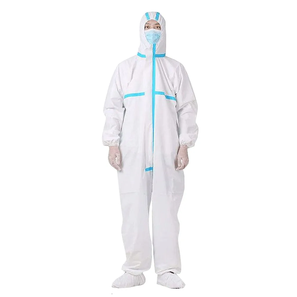 Одноразовый изолирующий костюм для больниц защитный размера плюс цельный