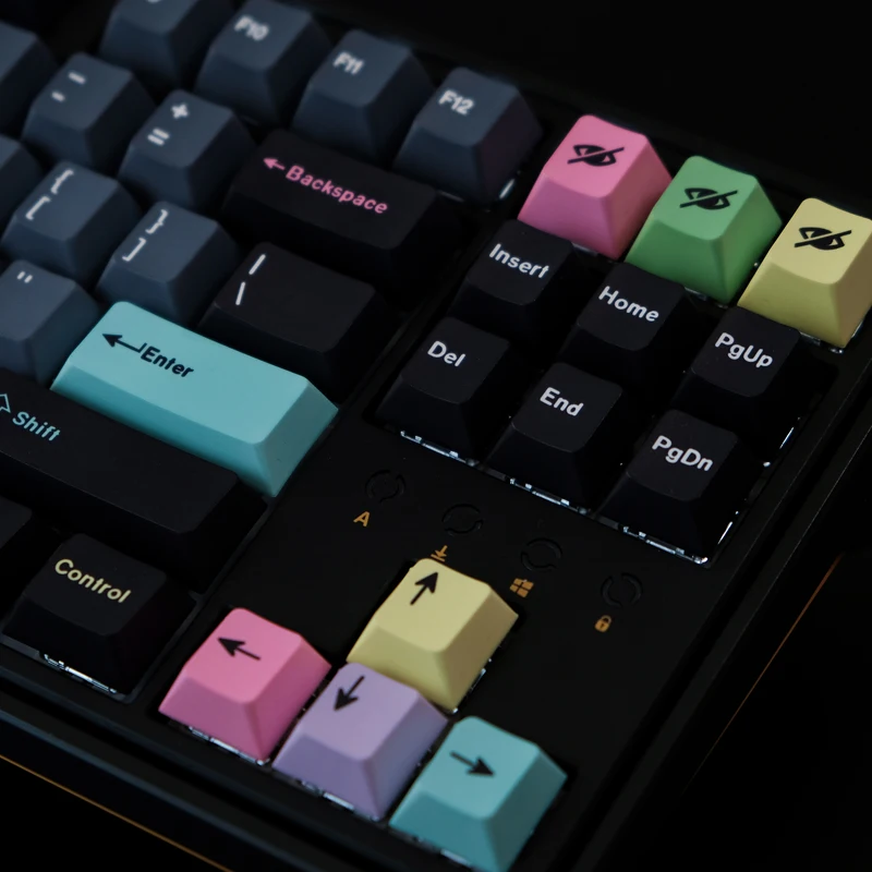 Клавиатура GMK Dracula 141 клавиши/набор клавиш клавиатура PBT DYE-SUB Cherry Profile для