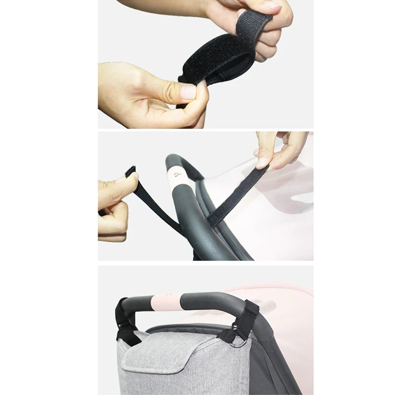 

Q1FA Multi-pocket Baby Stroller Organizer Bag Waterproof Baby Stuff Nappy Cup Holder Carriage Pram Buggy Cart Bottle Bag