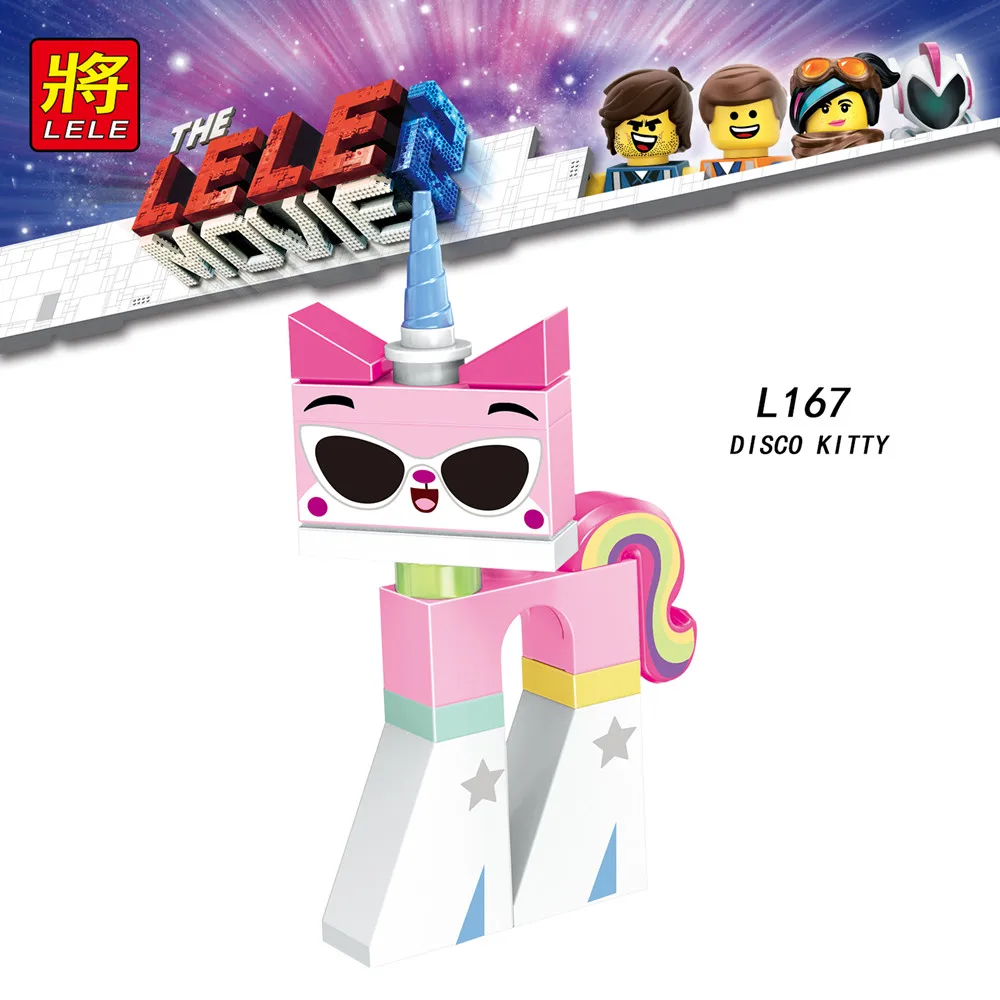 Disco Kitty PG8222 одна История игрушек 4 IV фигурка Базз Лайтер Джесси Вуди инопланетяне солдат динозавр Строительные блоки Набор моделей Игрушек - Цвет: Disco Kitty