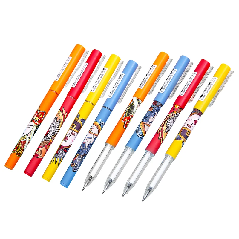 

Creativity Quick Dry Gel Pens Set Chinese Style 0.5mm Mythologies Journey To The West School & Office Accessories Stationery