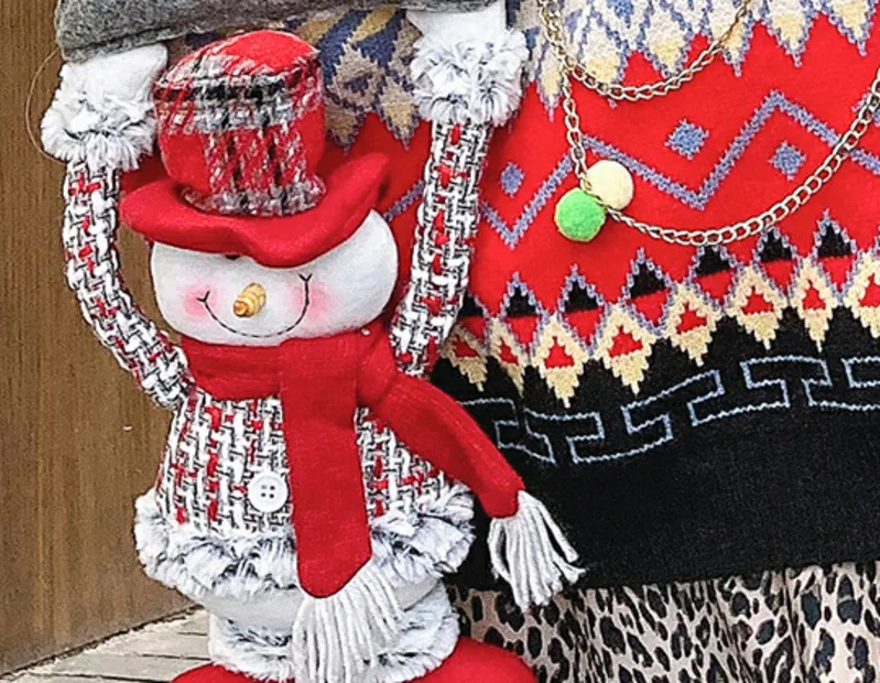 

Vefadisa Fashion Cartoon Print Christmas Sweater Women 2020 Fall Winter Thick Plus Size Pullover Coat Christmas Knitted QYF4384