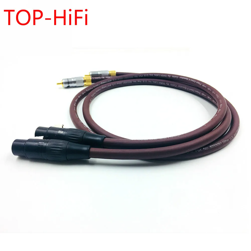 

TOP-HiFi Pair Nakamichi 2RCA Male to 2 XLR Female Cable RCA XLR Interconnect Audio Cable Gold plated PLUG with Prism OMNI 2Wire