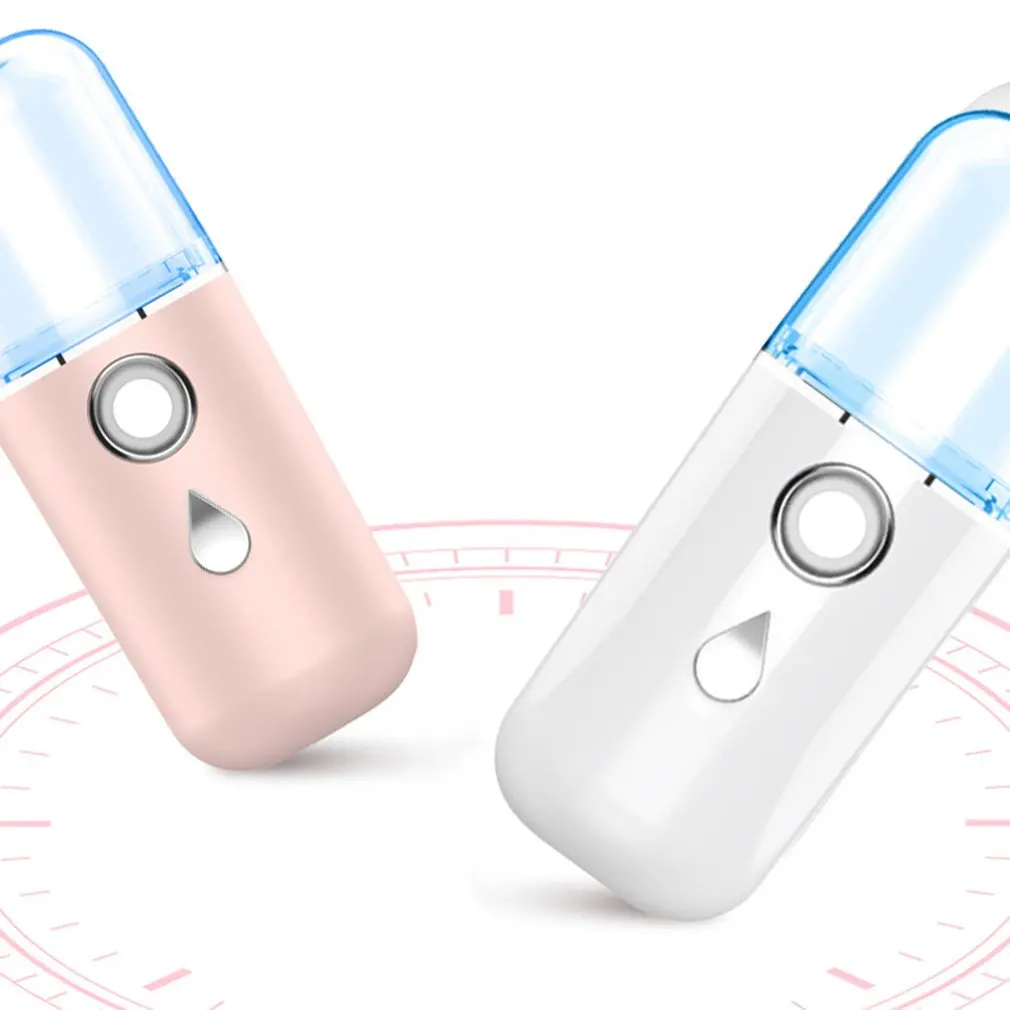 

Nano Spray Hydration Instrument Mini Portable Rechargeable Handheld Facial Steamer Beauty Moisturizing Humidifier