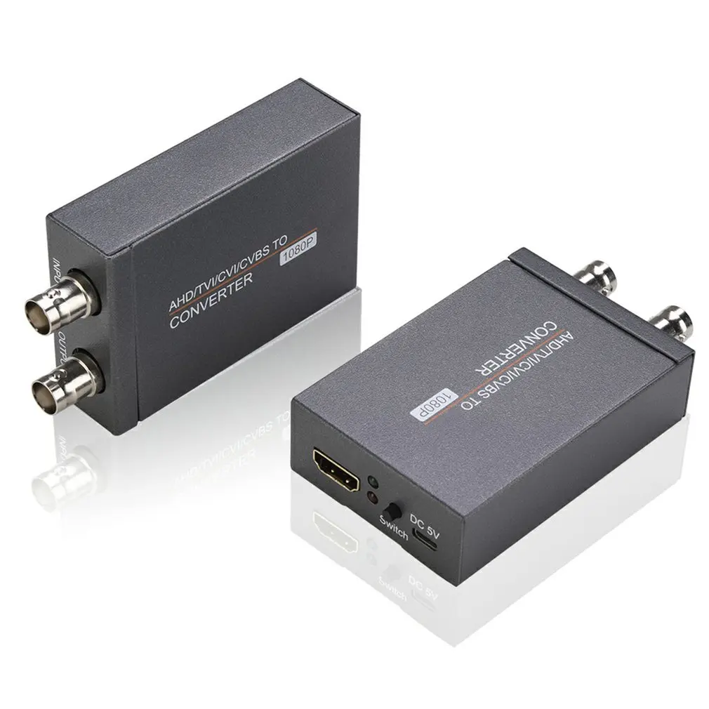 Адаптер преобразователя AHD/TVI/CVI/CVBS в HDMI Full HD 4K видео преобразователь адаптер для