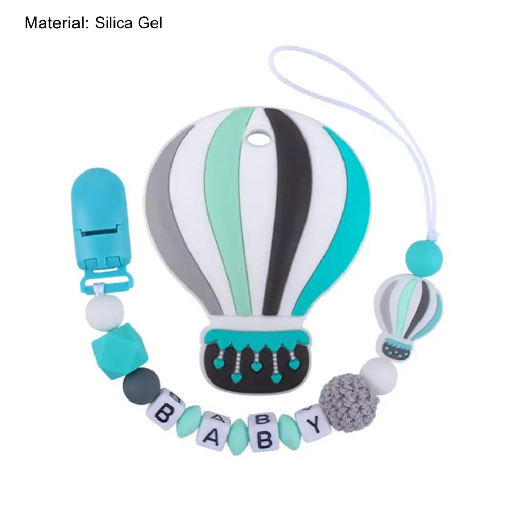Chupete de silicona con forma de globo para beb&eacute;, mordedor masticable de dibujos animados, para hacer ejercicio-5