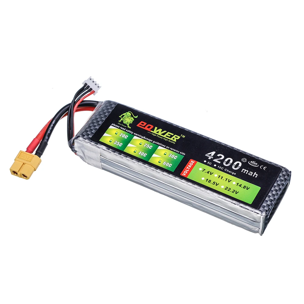лев мощность 3s 111 v 4200 мач 30c lipo батаре