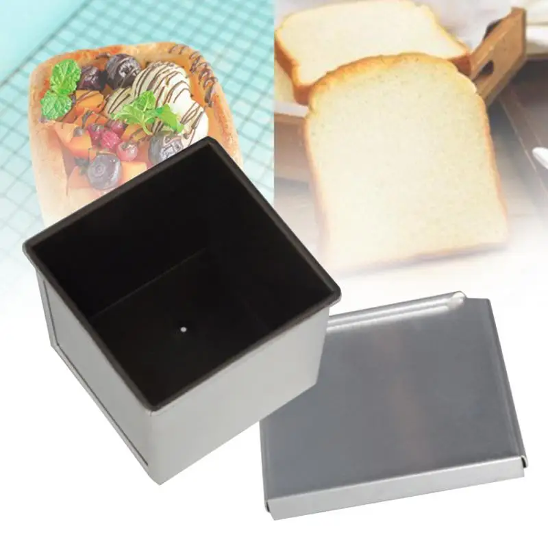 Антипригарная форма для хлеба коробка тостов покрытие дома с крышкой легко