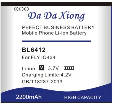 Литий-ионный аккумулятор DaDaXiong BL6412 2200 мАч для Телефона FLY IQ434 | Мобильные телефоны