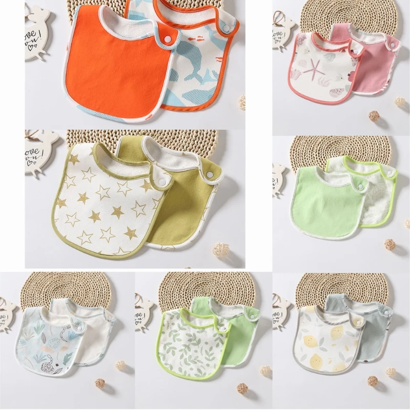 2 шт./Лот Детские нагрудники для кормления девочек и мальчиков водонепроницаемый