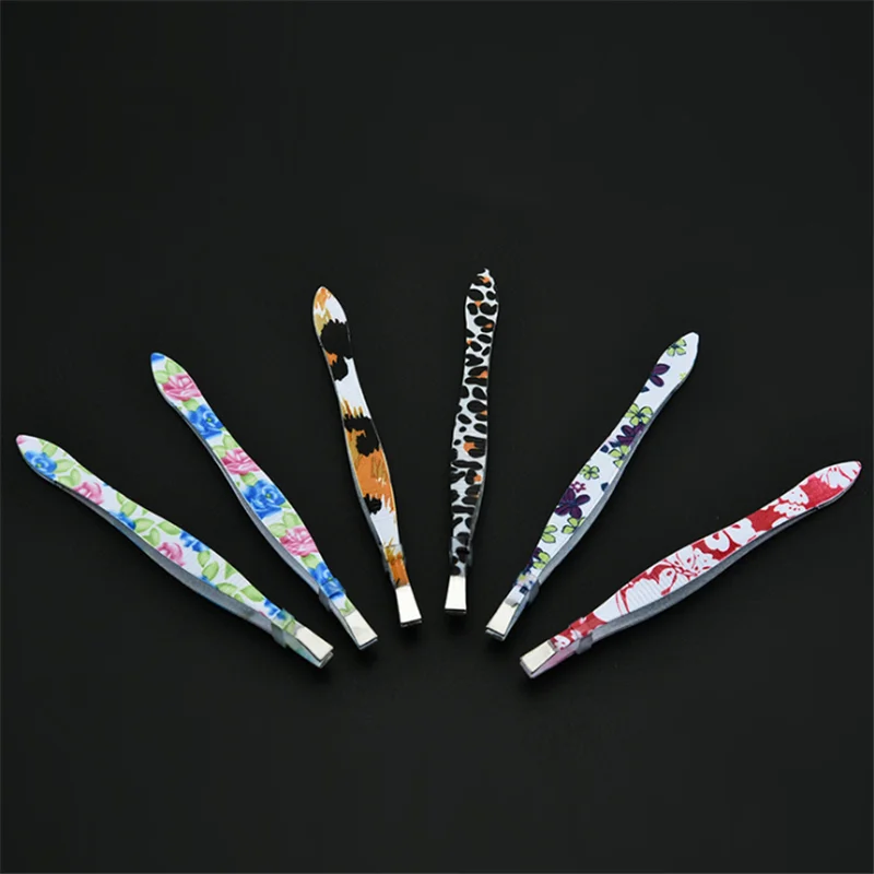 Новинка 1 шт. цветок для бровей Пинцет из нержавеющей стали Нержавеющая сталь