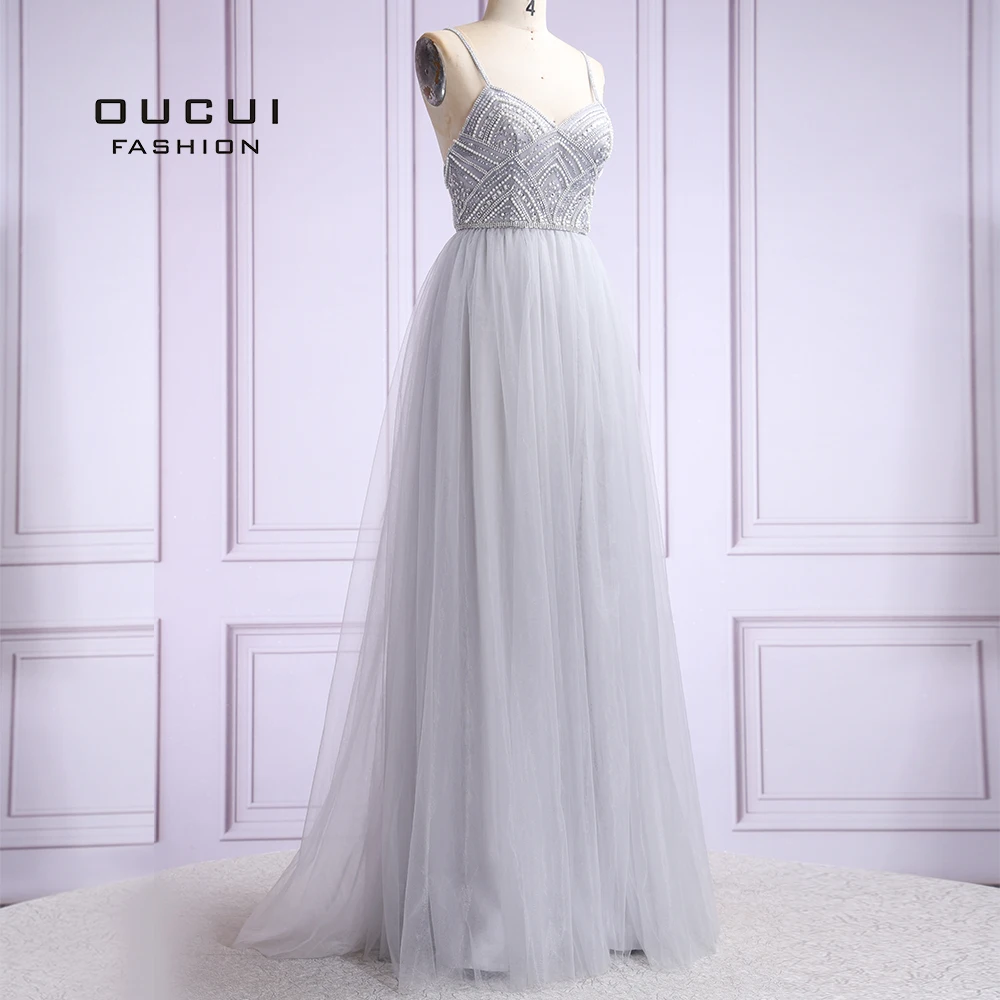 Женское вечернее платье из тюля длинное ТРАПЕЦИЕВИДНОЕ ПЛАТЬЕ на