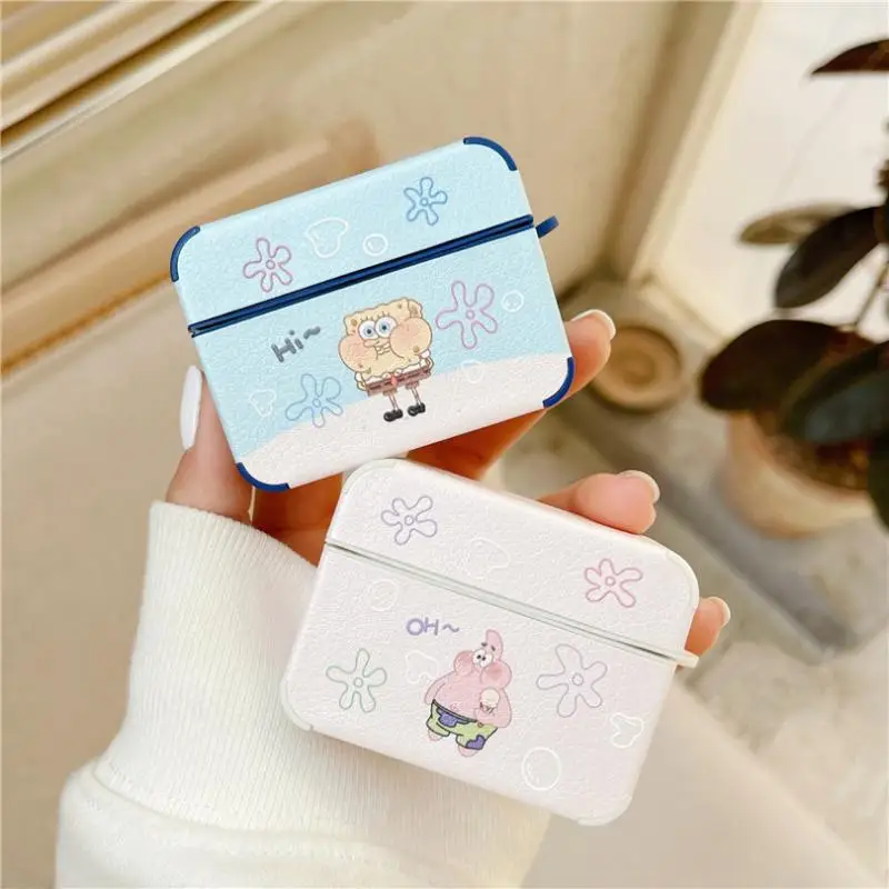 2021 Kawaii для Airpods Pro3 чехол Cortex мультфильм Губка Боб Квадратные брюки беспроводной