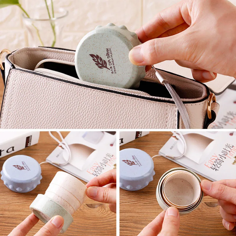 ЭК. Чист. Нетоксичные телескопические чашки инструменты для кемпинга Складная