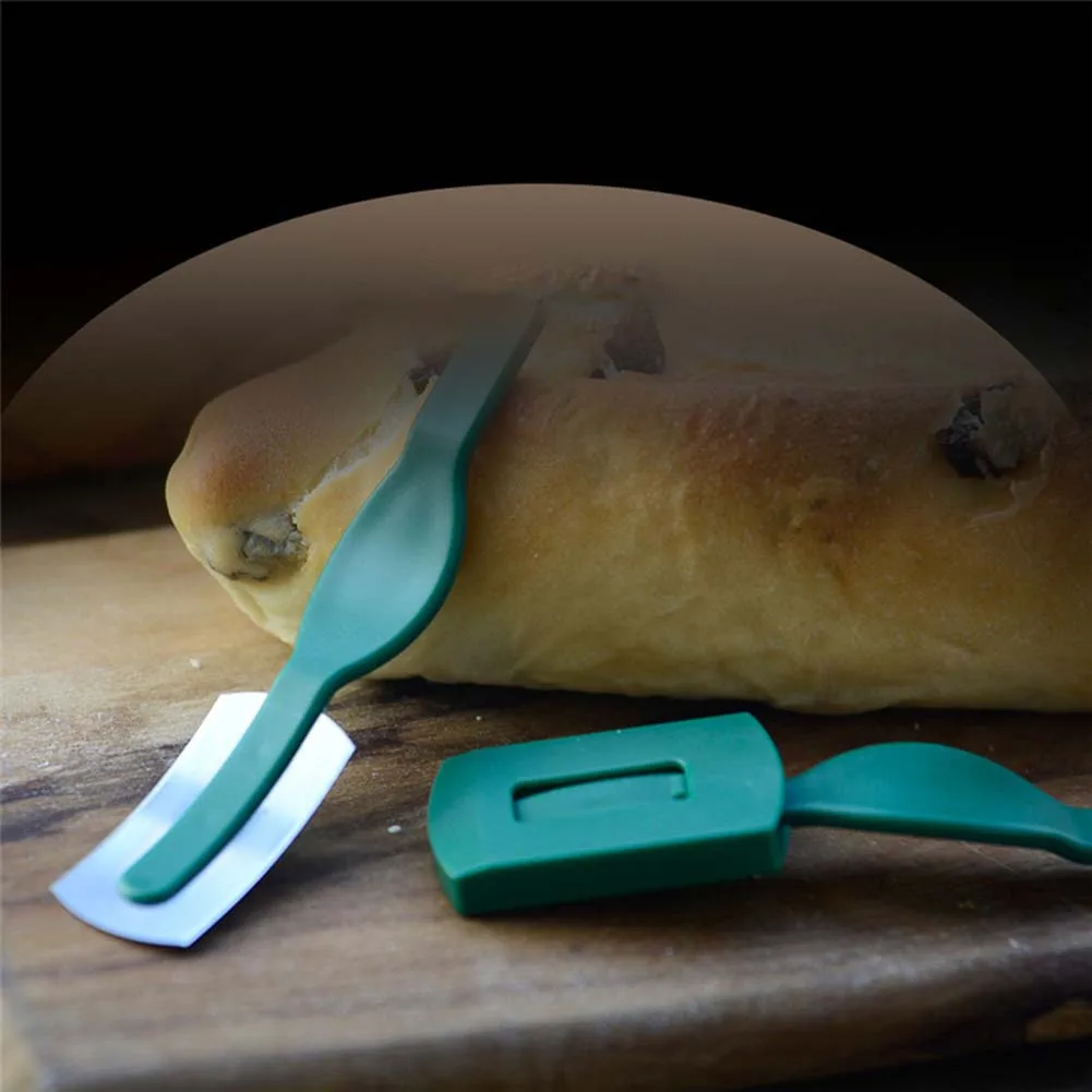 5pc European Bread Arc Curved Knife Western style Baguette Cutting French Toas Cutter Prestrel Bagel kitchen Tool|Принадлежности для