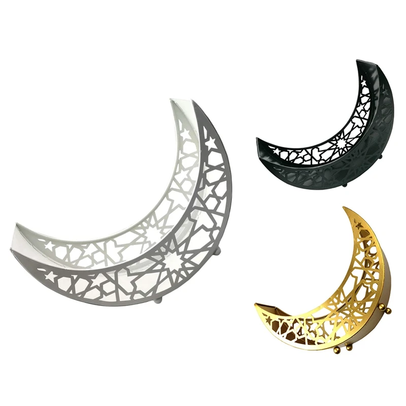 

Ramadan Tray Crescent Moon Dessert Tray Ramadan Kareem Iron Tray Turkish Ottoman Dried Fruit Serving Tray