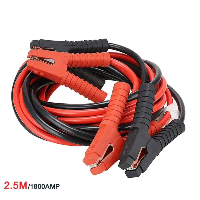 2.5M 1800AMP LUNDA Перемычка аккумулятора 2 м 500AMP 1000AMP 2,5 м 1800AMP кабель усилителя аварийный для автомобилей VanTruck терминалы пусковое устройство - Цвет: 2.5M 1800AMP