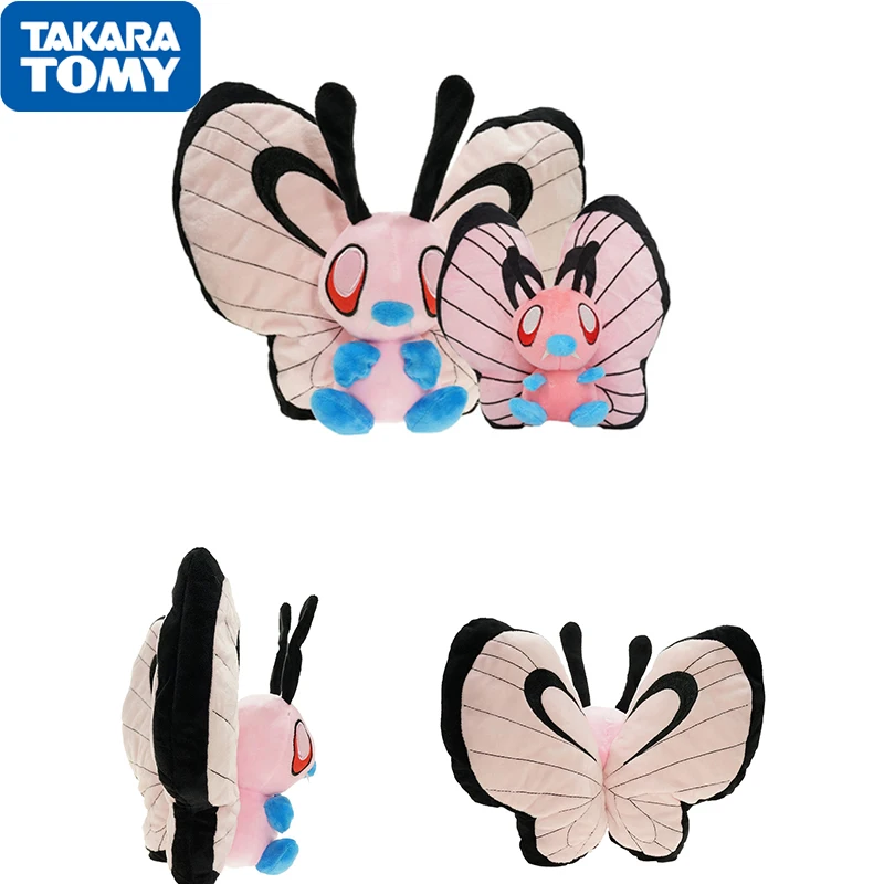Милая плюшевая кукла-бабочка Takara Tomy из аниме Покемон мультяшная мягкая игрушка