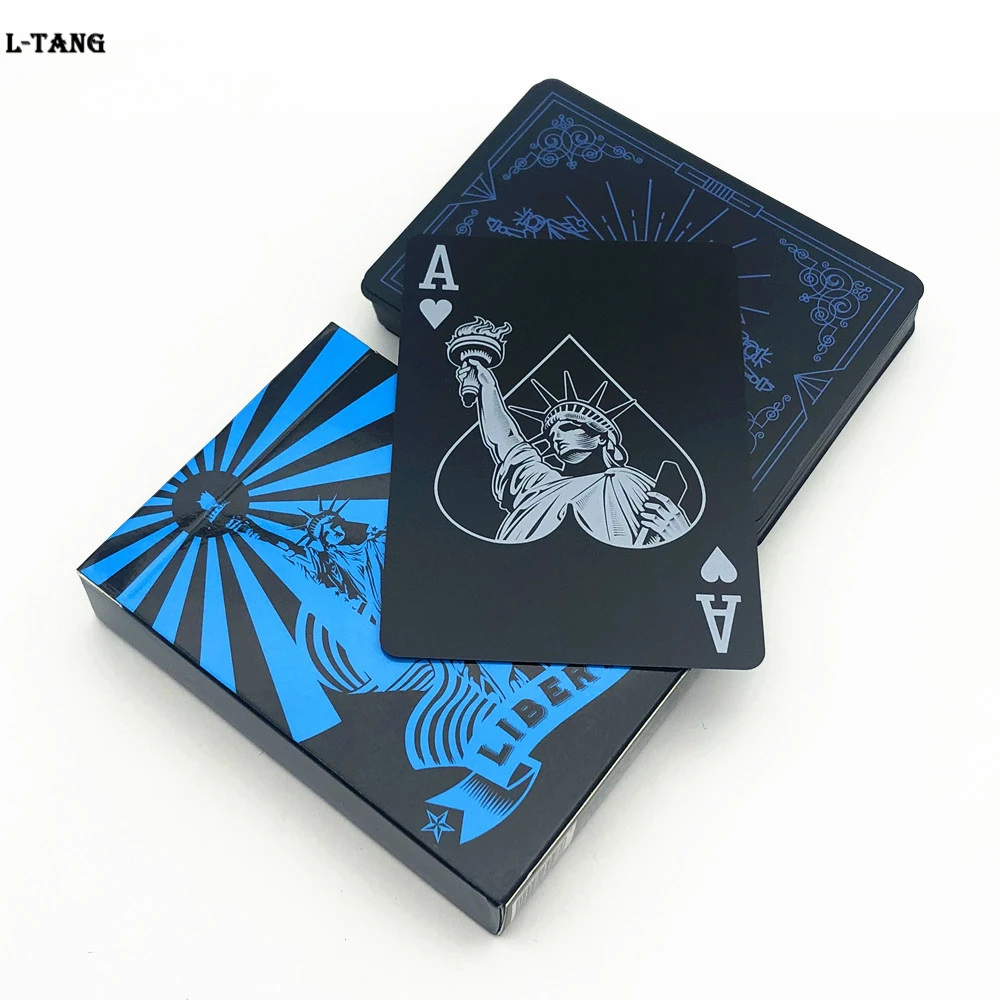 

Пластиковые игральные карты, 1 колода, карты для статуи Свободы, классический подарок, домашняя игра L673