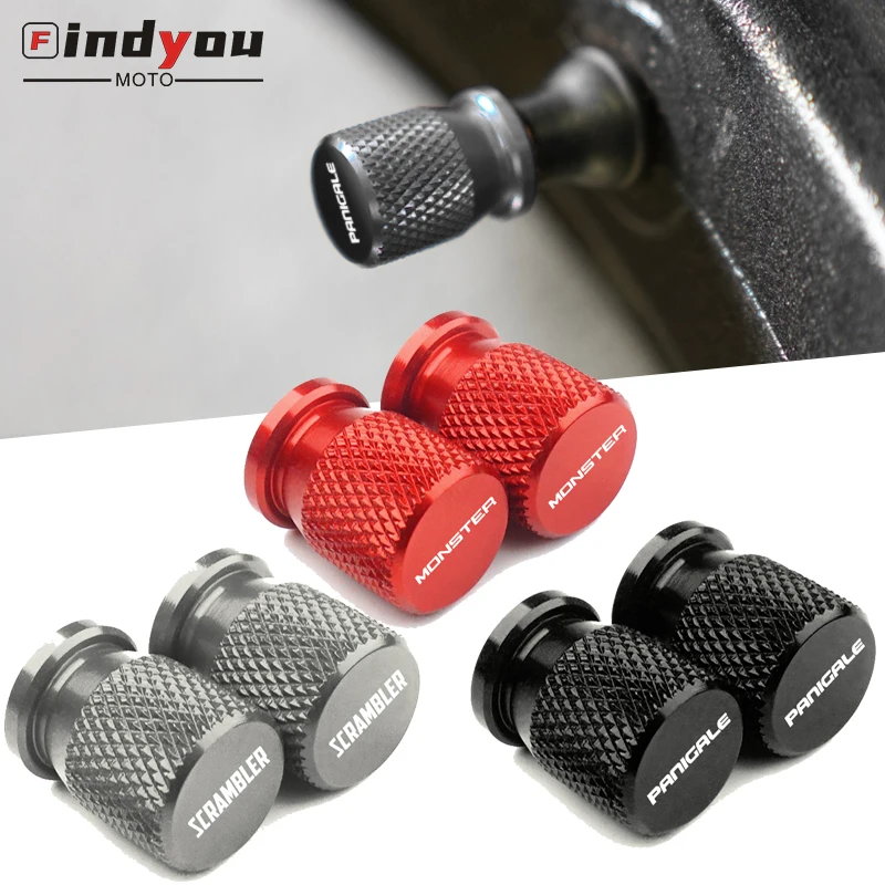 Колпачки клапанов колесных шин с ЧПУ для DUCATI MONSTER 600 620 848 696 796 1200 1100 SCRAMBLER 400 800 Panigale V4