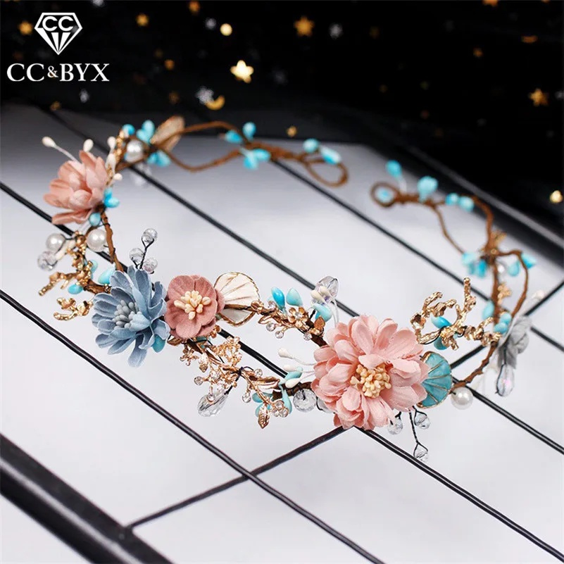 

Повязка для волос CC, Женская повязка на голову, свадебный аксессуар для волос ручной работы, украшение для волос невесты, подружки невесты, ...