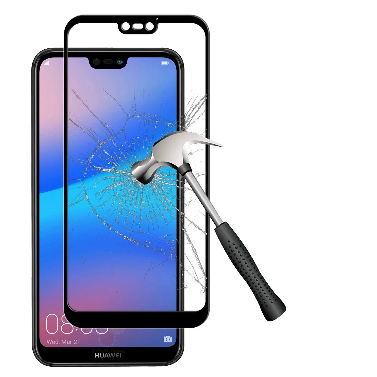 Закаленное стекло с полным покрытием для Huawei P20 P30 Lite Защитное экрана Hawei Hawai