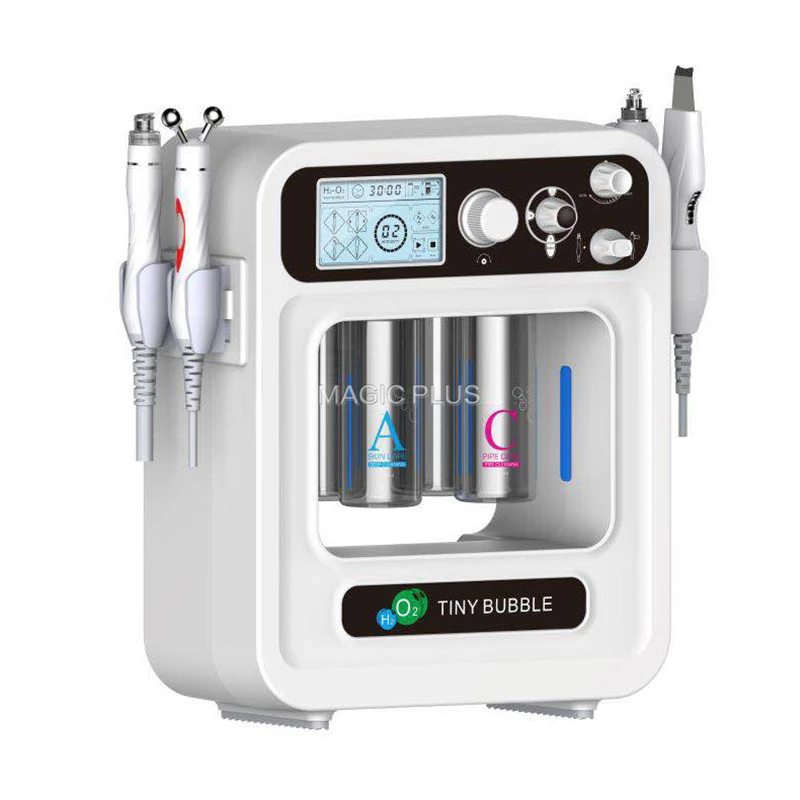 

Magic Plus A0637 4 in1 Hydra Skin Peel Facial Microdermabrasion Hydra Machine With Skin Care Scrub