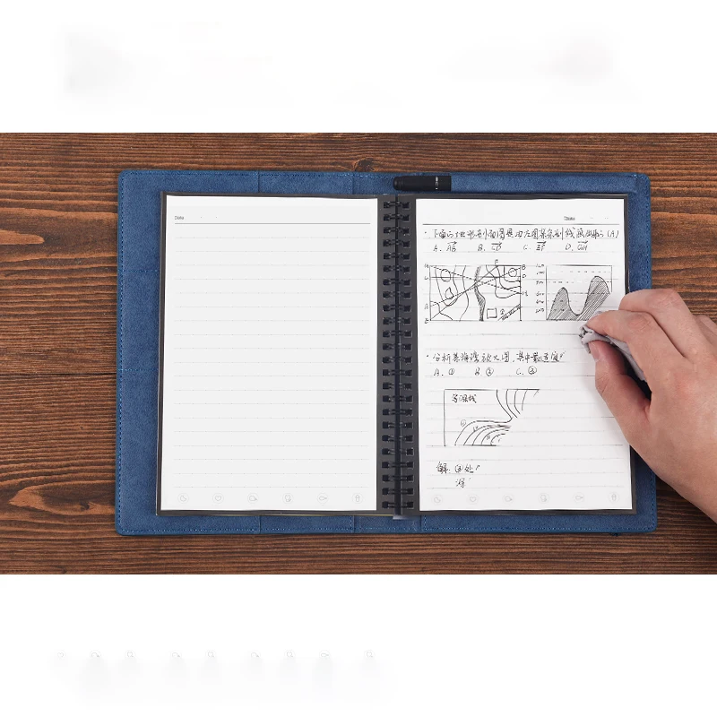 Elfinbook TS Sketchbook A5 умный многоразовый стираемый дневник Рисование Живопись граффити маленькая твердая обложка чистая бумага Блокнот памятка