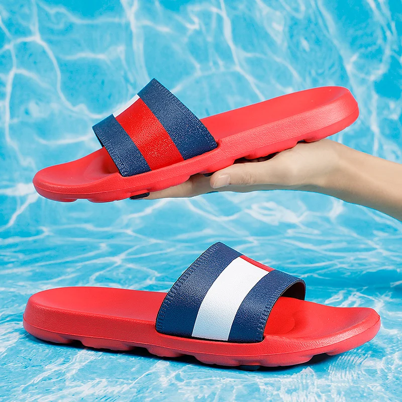 

Non-slip Wear-resistant Men's Summer Shoes Sandals Slippers Light Indoor Men Flip Flop Take A Shower New 2021 Designer Fashion