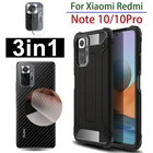 redmi note 10 противоударный защитный чехол на Redmi Note 1010Pro задняя карбоновая пленка от отпечатков пальцев и защита камеры Redmi Note10 Pro брони чехол редми нот 10 про чехол redmi note 10