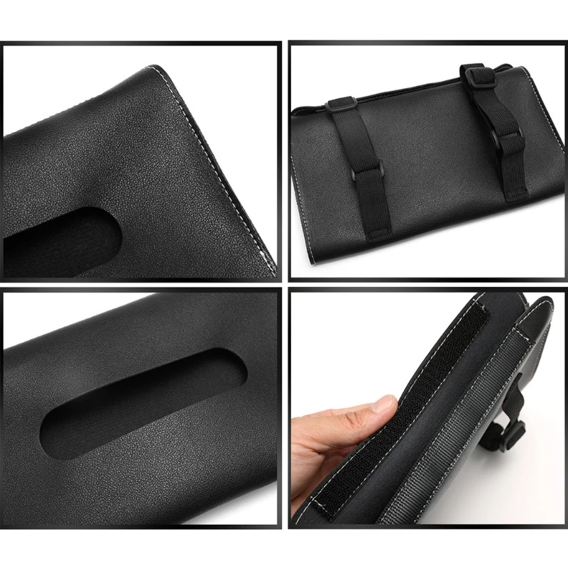 Коробка для салфеток из искусственной кожи с козырьком от солнца|Коробки