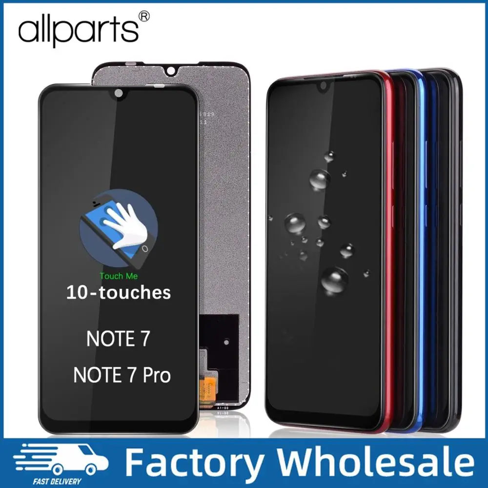 6 3 &quotips Оригинальный дисплей для Xiaomi Redmi Note 7 lcd сенсорный экран Note7 Pro дигитайзер
