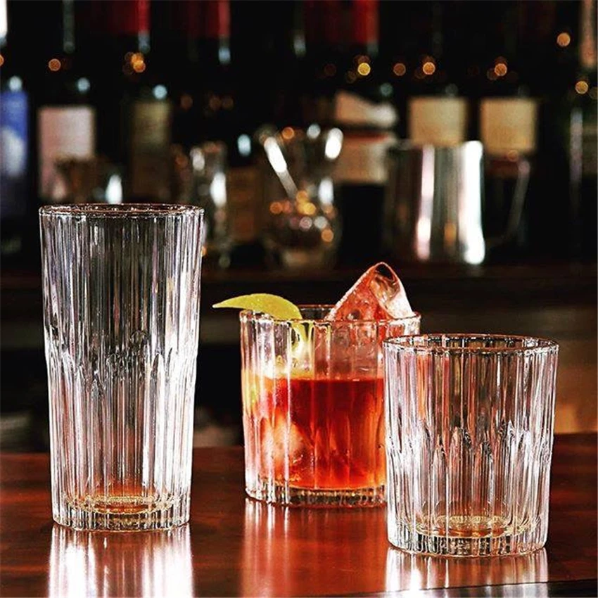 Duralex/рис Восстанавливающий стакан для кофе виски с вертикальными