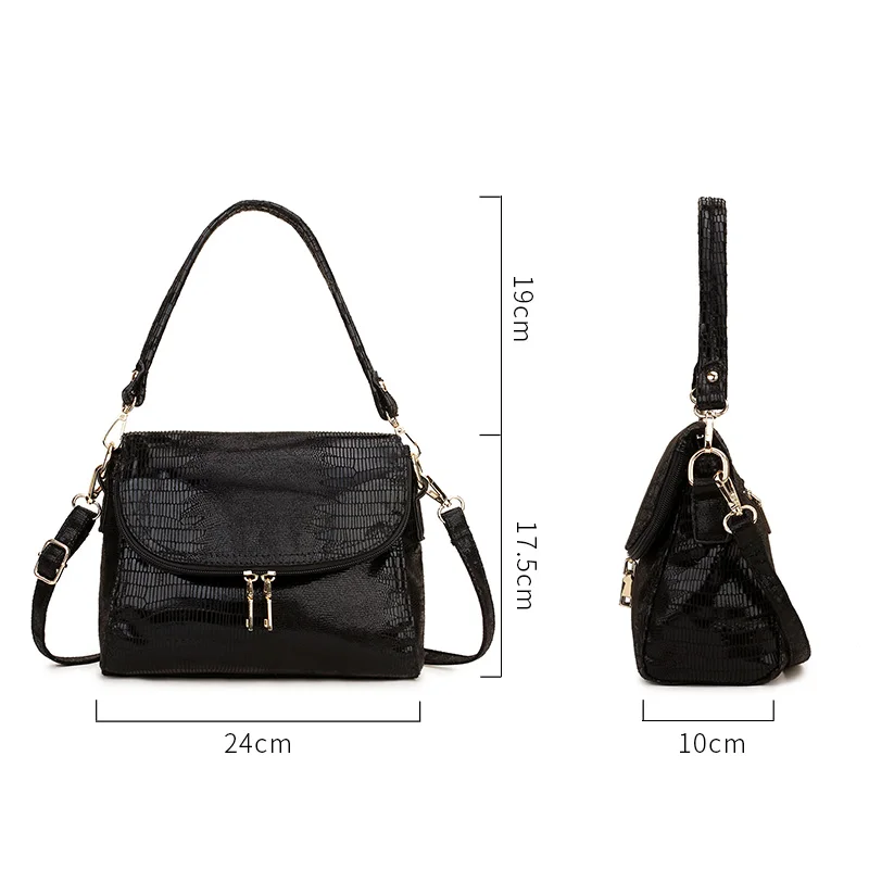 Fashion Winter Female Tote Bags Satchel PU Leather Snake Ladies Small Handbags for Women Purses and 2021 Free Shipping | Багаж и сумки