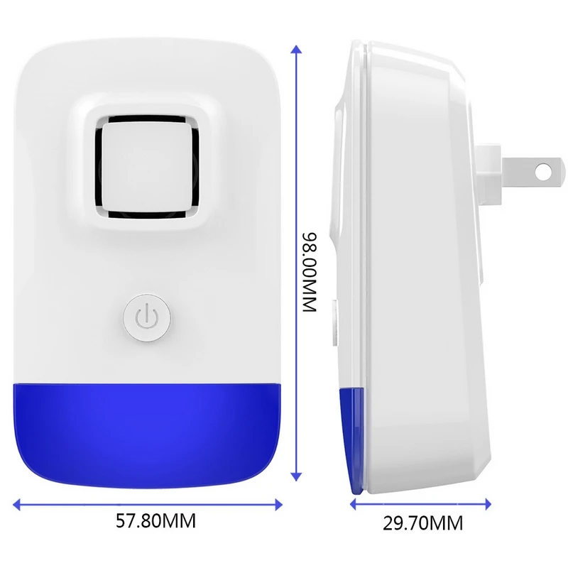 

Electric Ultrasonic Mouse Repellent Mosquito Bat Repellent Non-toxic Silent Insect Anti Mosquito Bat Cockroach Fly Trap Tools