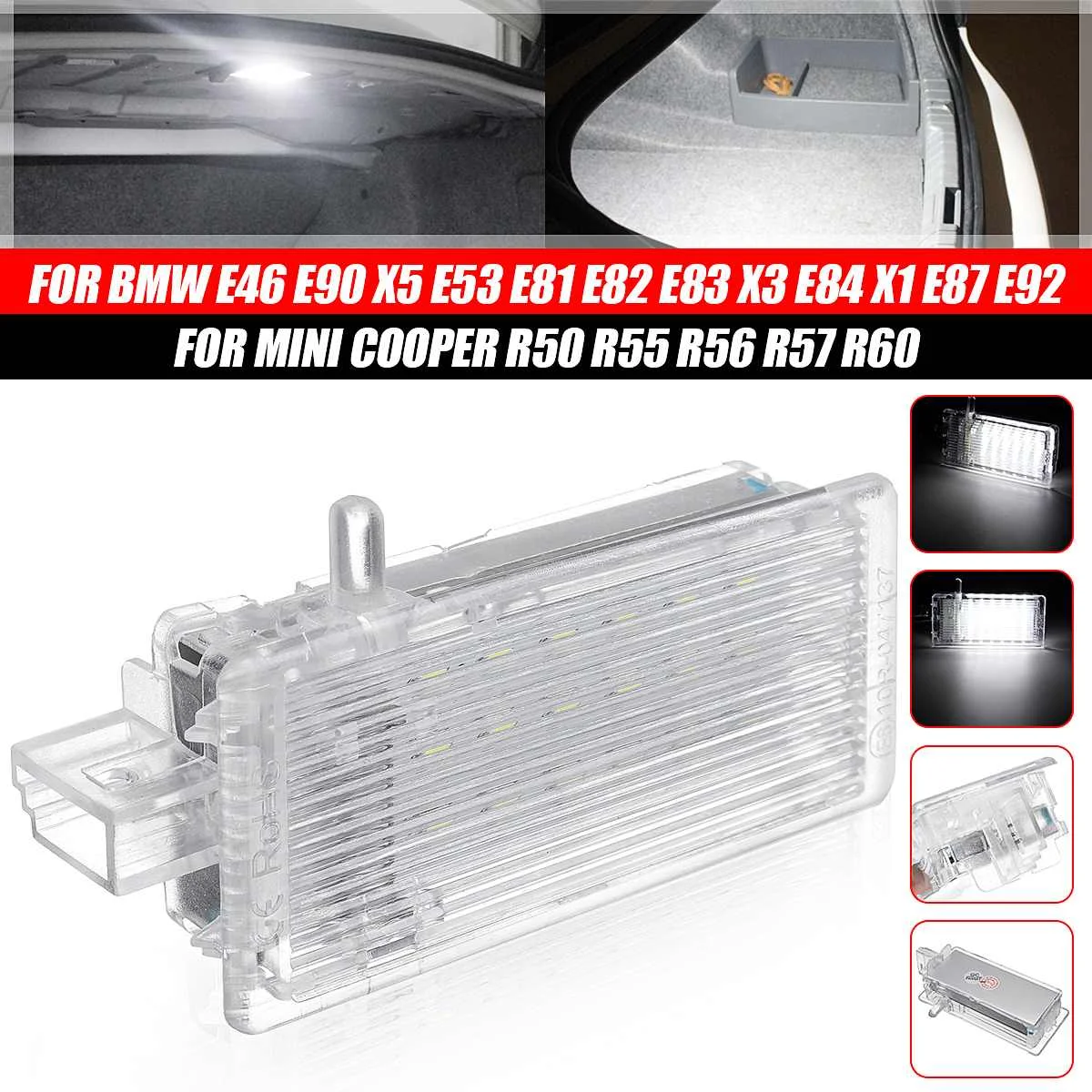 

Светодиодсветодиодный лампа для багажника BMW E46 E90 X5 E53 E81 E82 E83 X3 E84 X1 E87 E92 Mini Cooper R50 R55 R56 R57 R60