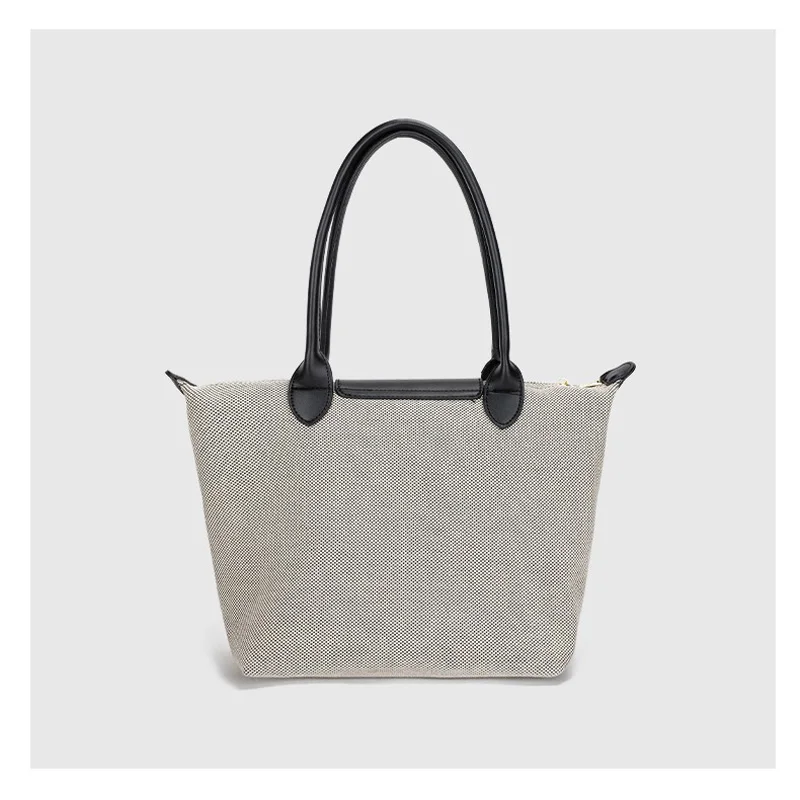 

2021 Autumn New Female Handbags Clutch Grace Fashion Retro Large Capacity Canvas One-Shoulder Tote JT410052