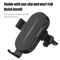 20w max qi wireless car charger auto clamping fast charging for iphone 12 11 samsung huawei xiaomi universal car phone holder