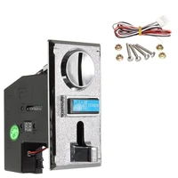 multi coin acceptor electronic roll down 4p port electronic coin selector vending machine arcade game ticket redemption