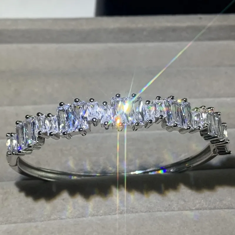 Ручная работа роскошные ювелирные изделия серебро 925 пробы принцесса белый ааааа