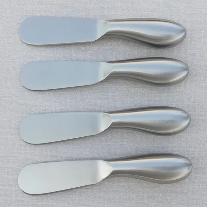 

4-Piece Cheese And Butter Spreader, One-Piece Stainless Steel, Christmas Gift, Birthday/Party, Wedding/Anniversary And Father'S