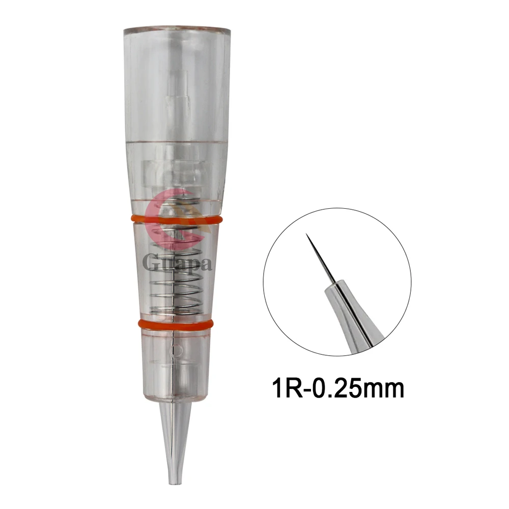 Профессиональный картридж для тату 20 шт. нано-иглы одноразовые стерилизуемые