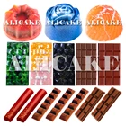 Поликарбонатные формы для шоколада 3D пищевая форма для шоколада, бара, толстая форма, Алмазный поднос, форма для выпечки тортов, инструменты для выпечки